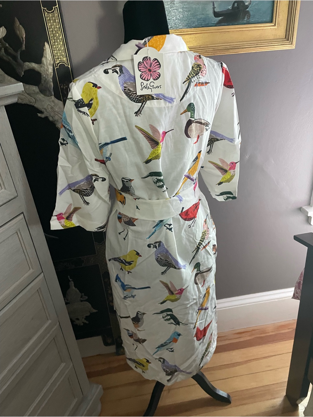Lesly Evers Bird Dress Nwt Sz Xl — image 5 of 8